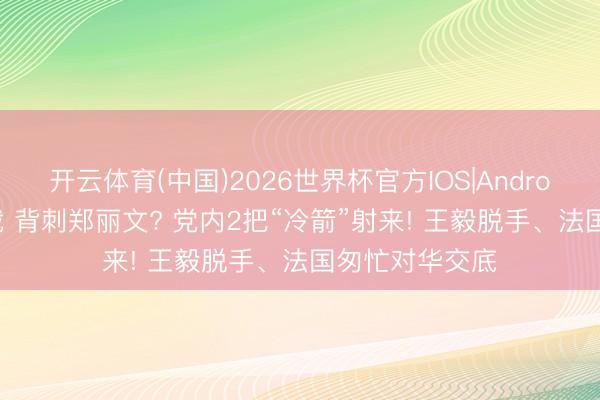 开云体育(中国)2026世界杯官方IOS|Android手机app下载 背刺郑丽文? 党内2把“冷箭”射来! 王毅脱手、法国匆忙对华交底