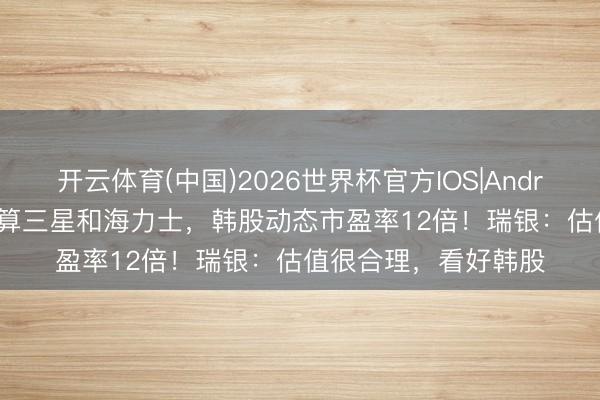 开云体育(中国)2026世界杯官方IOS|Android手机app下载 不算三星和海力士，韩股动态市盈率12倍！瑞银：估值很合理，看好韩股